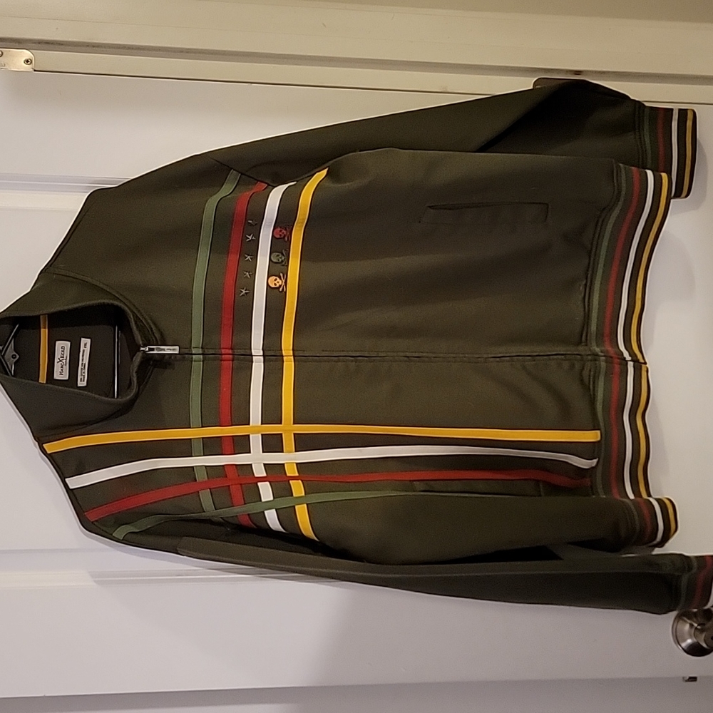 Marc Ecko olive green light sports jacket sz XXL NWOT